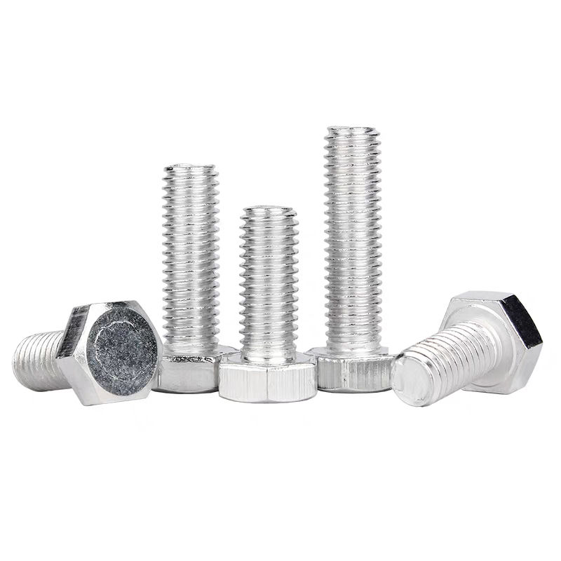 Aluminum Alloy 606 Stainless Steel Left Hand Thread Metric Fastener Screw Nut and Hex Head Bolt