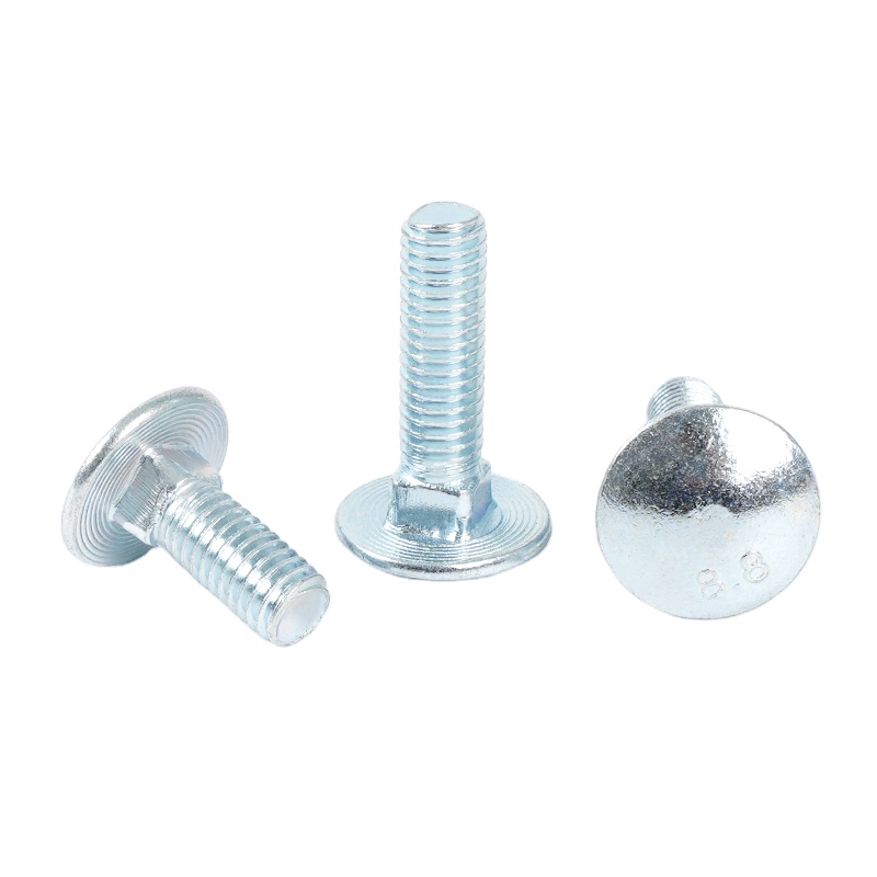 Mushroom Head Bolt DIN 603 Steel Zinc Plated Finish Carriage Bolt