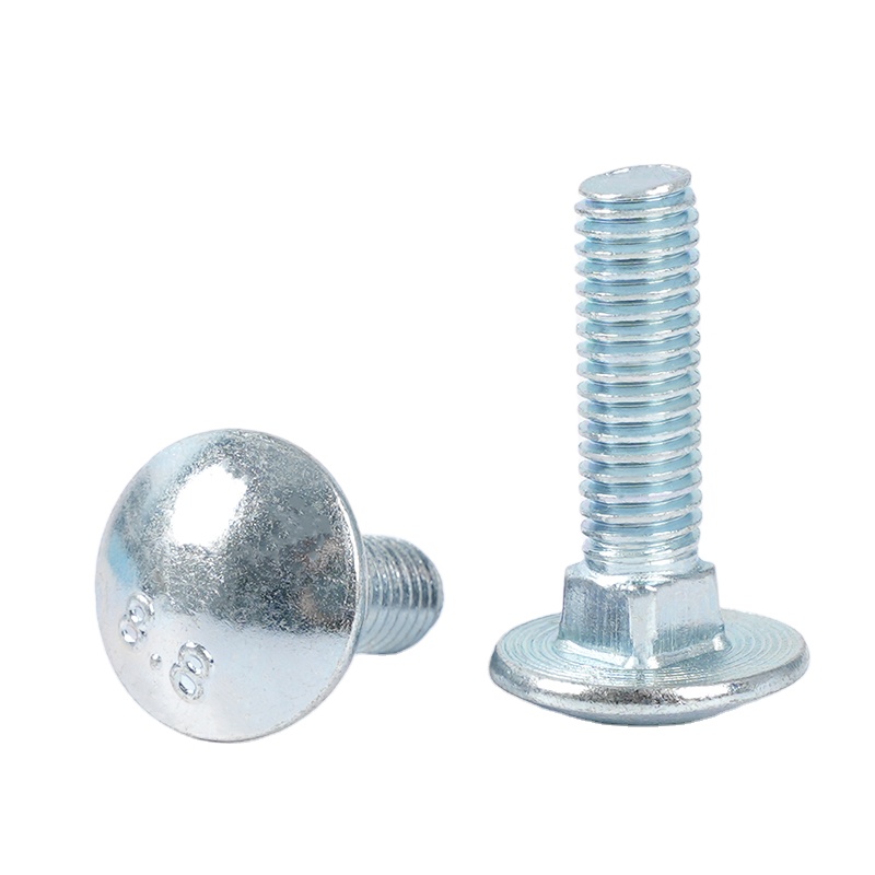 Mushroom Head Bolt DIN 603 Steel Zinc Plated Finish Carriage Bolt