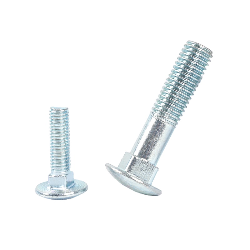 Mushroom Head Bolt DIN 603 Steel Zinc Plated Finish Carriage Bolt