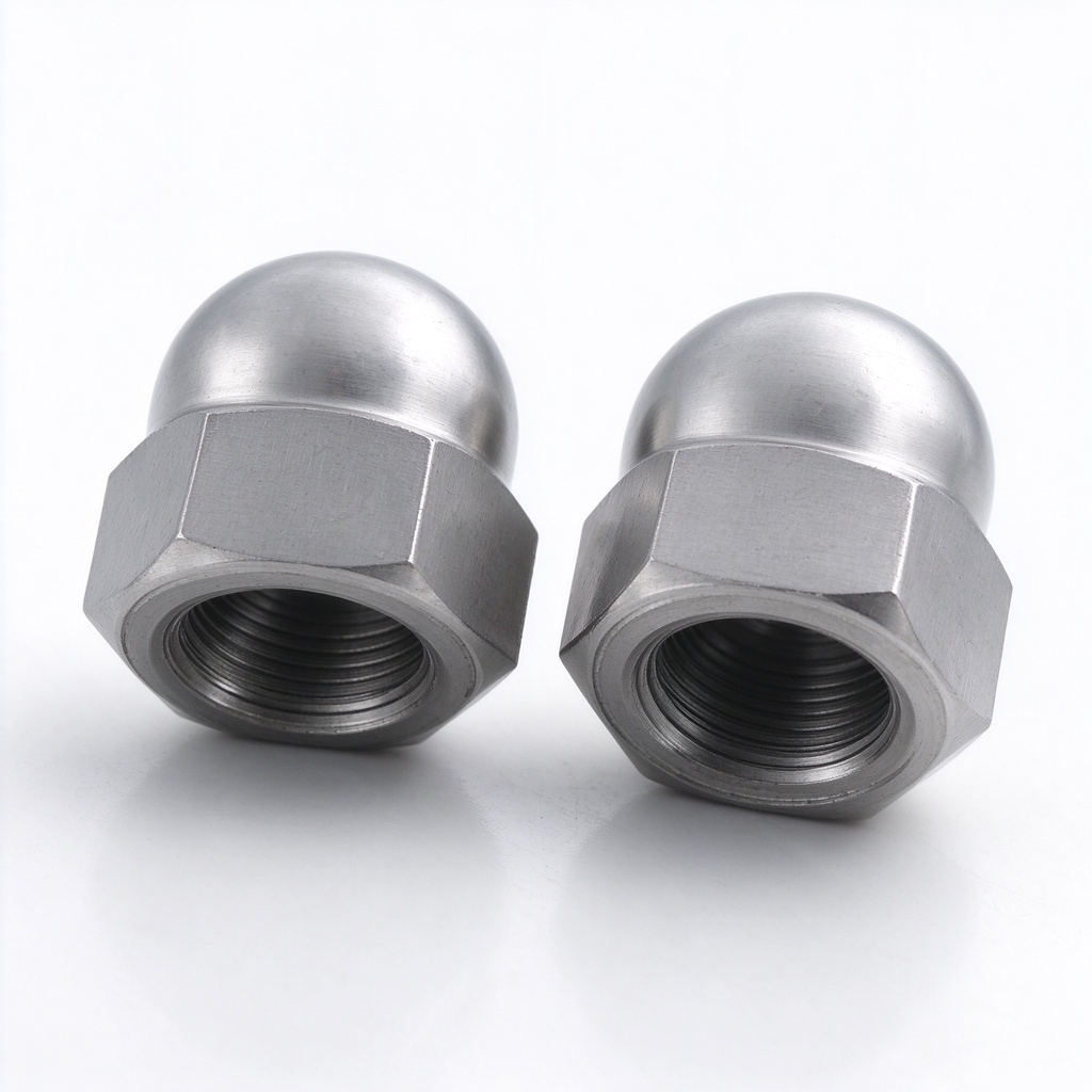 GB /T 923 Stainless Steel Hex Connecting Domed Acorn Nut Hexagon Acorn Nut Acorn Nuts with Fine Pitch