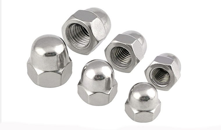 GB /T 923 Stainless Steel Hex Connecting Domed Acorn Nut Hexagon Acorn Nut Acorn Nuts with Fine Pitch