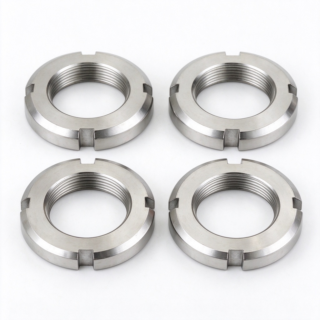 China Manufacturer's DIN 1804 Stainless Steel 304 Groove LockNut Slotted Round Spanner Lock Nuts