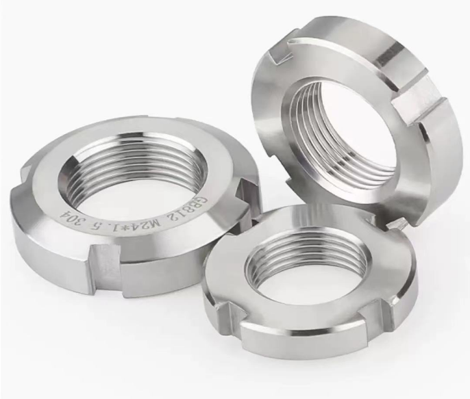 China Manufacturer's DIN 1804 Stainless Steel 304 Groove LockNut Slotted Round Spanner Lock Nuts