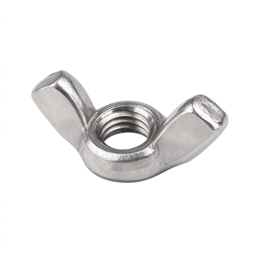 Factory Price DIN 315 Stainless Steel M3-M8 Wing Nuts Galvanized Round Head Wing Nut for Mining Sizes Available M6 Wing Nut