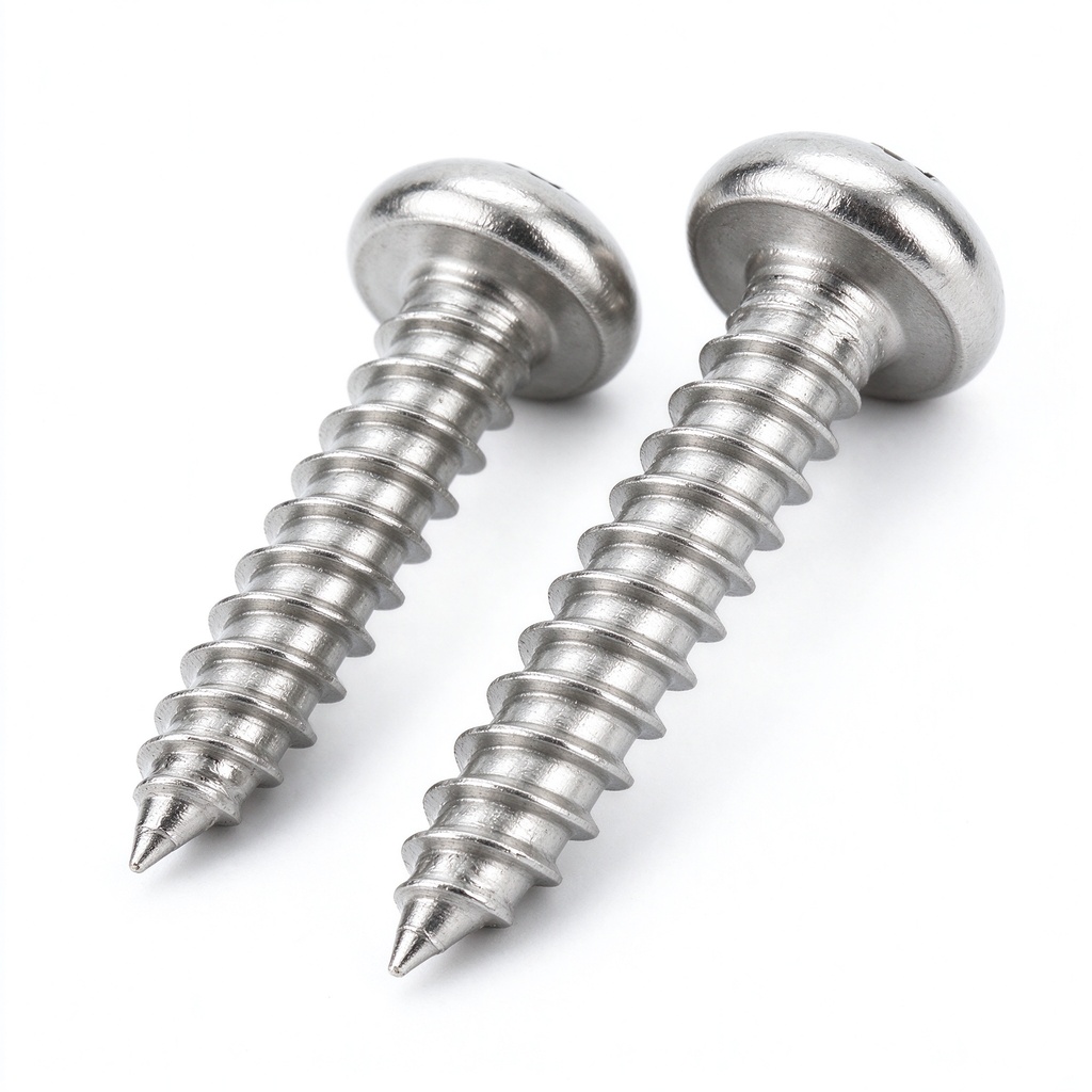 GB/T 845 Class 6 Stainless Steel Fine Thread Cross Recessed Pan Head Self Tapping Machine Screws M5/M8/M10