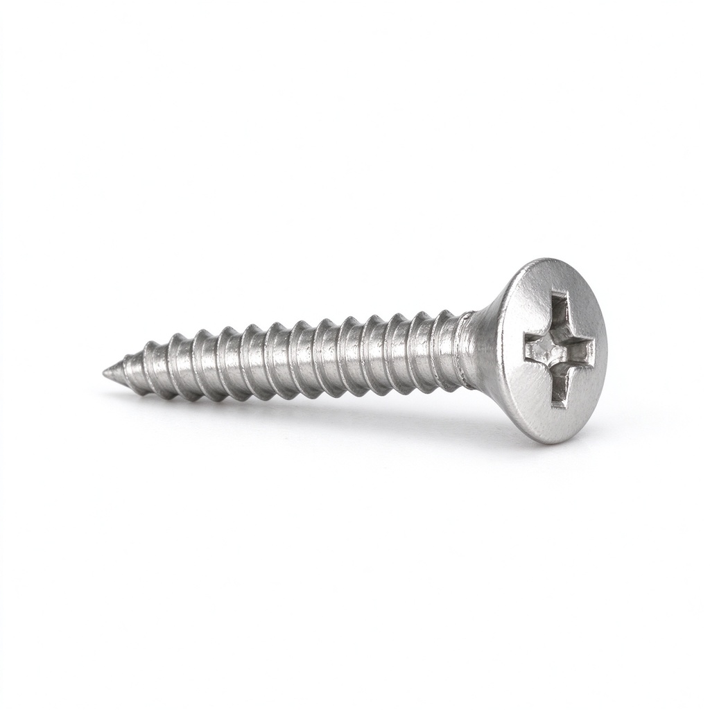 GB846 DIN7982 A2-70 Stainless Steel 304 M1-M8 ST2.2-ST9.5 Phillips Drive Cross Recessed Countersunk Head Self Tapping Screw