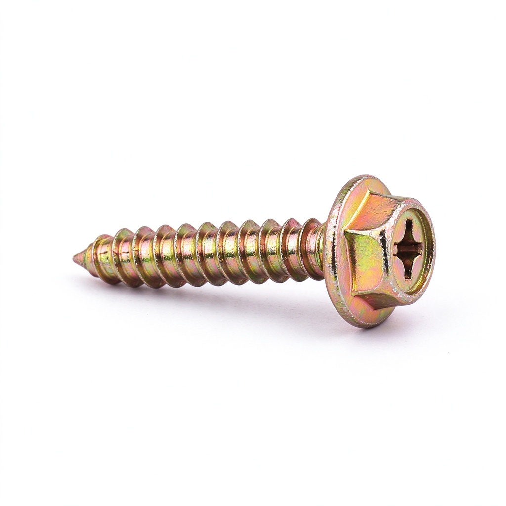 OEM ODM Available GB/T 16824.1 Carbon Steel Yellow Zinc Plated Hex Head Flange Screws for Transformer Cooling Fins Industry