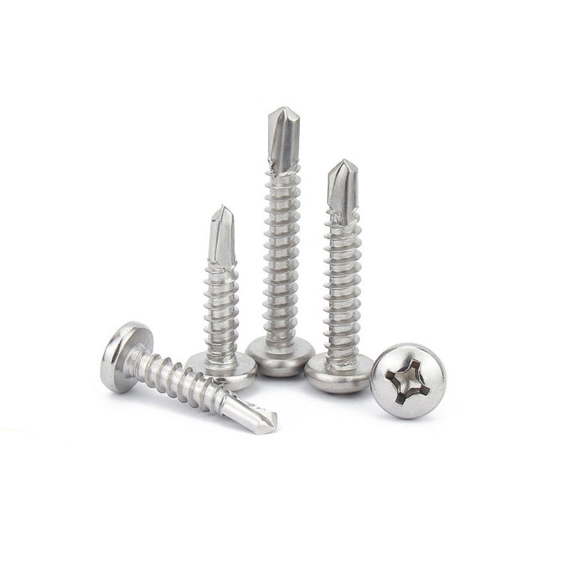 DIN7504 GB15856.1 ISO15481 Stainless Steel 304 Furniture Phillips Drive Cross Recessed Phillips Pan Head Self Drilling Screws