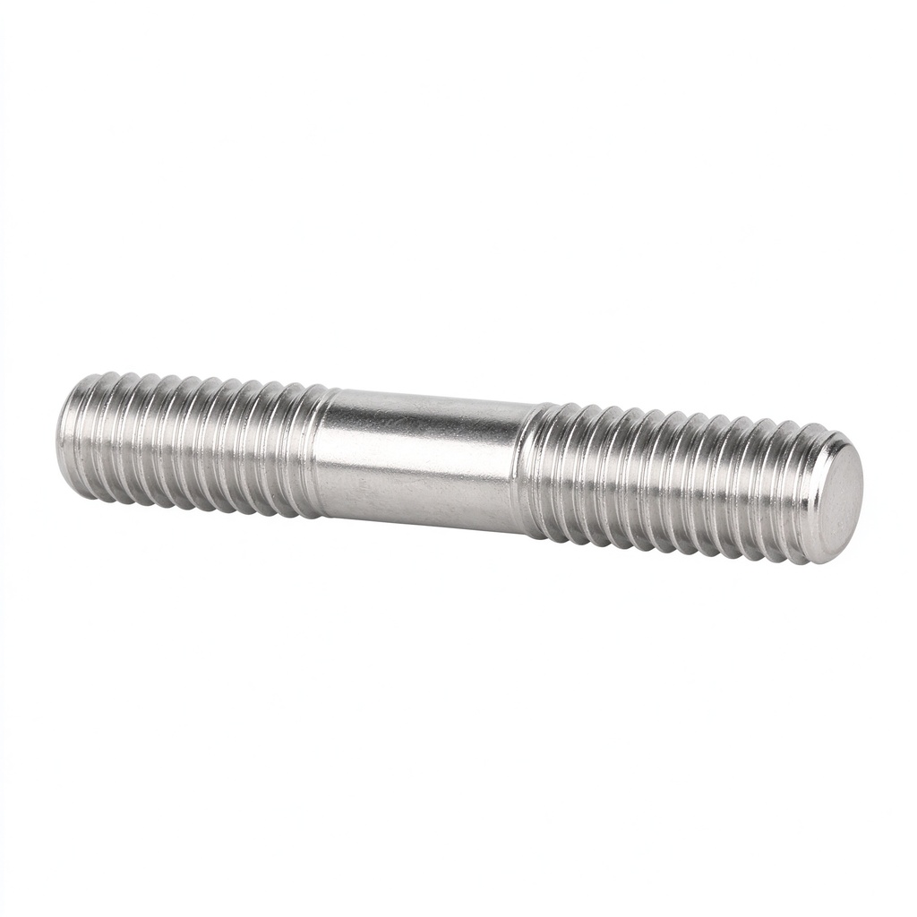 304 Stainless Steel Carbon Steel DIN976 GB901 Extended Double End Threaded Studs Dual End Stud Bolts for Industrial Flanges