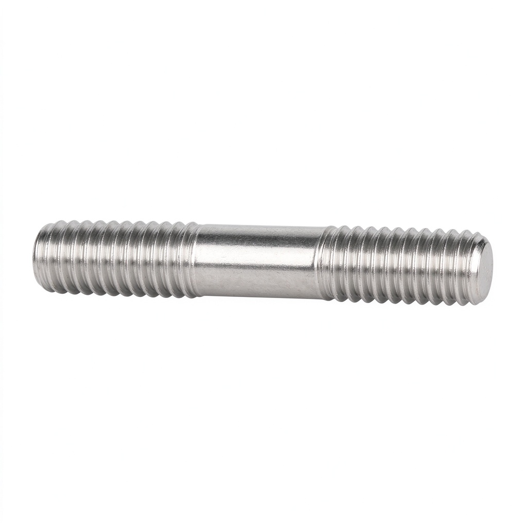 304 Stainless Steel Carbon Steel DIN976 GB901 Extended Double End Threaded Studs Dual End Stud Bolts for Industrial Flanges