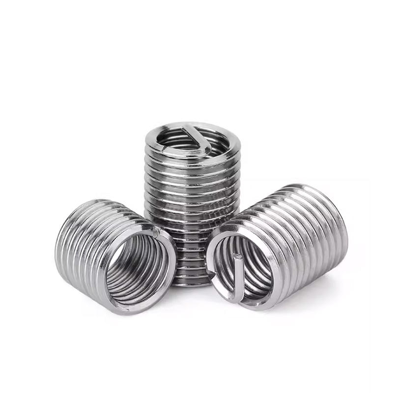 UNC UNF Inch 304 Stainless Steel Wire Thread Insert, 1D-3D Helicoil Type Screw Thread Repair Insert for Aerospace & Machinery