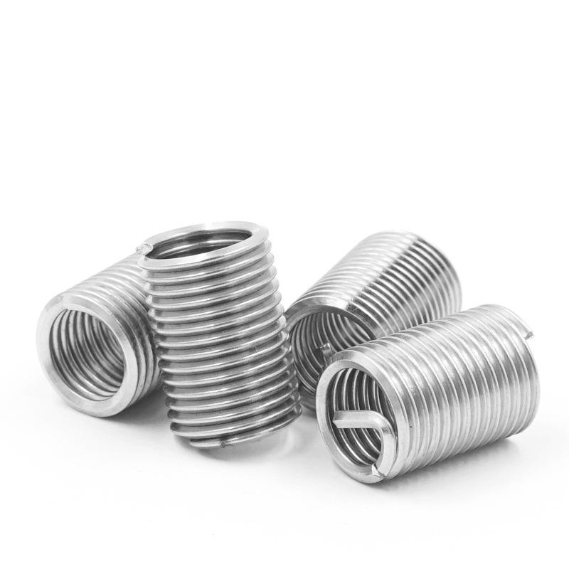 UNC UNF Inch 304 Stainless Steel Wire Thread Insert, 1D-3D Helicoil Type Screw Thread Repair Insert for Aerospace & Machinery
