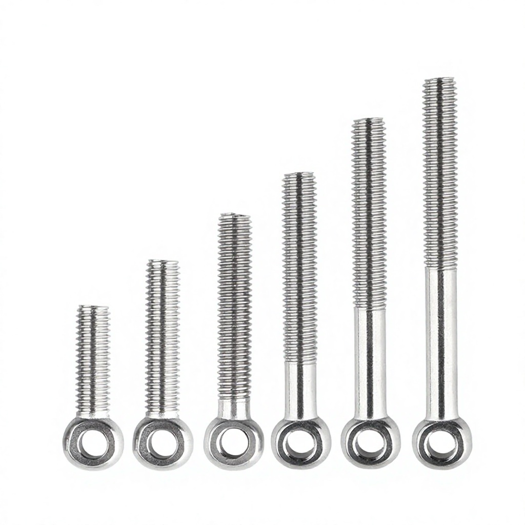 Stainless Steel 304 316 Eye Bolt GB798 Swing Bolt Metric Thread M6-M24 High Strength Lifting Eye Bolt for Construction Fastener