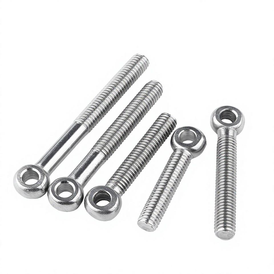 Stainless Steel 304 316 Eye Bolt GB798 Swing Bolt Metric Thread M6-M24 High Strength Lifting Eye Bolt for Construction Fastener