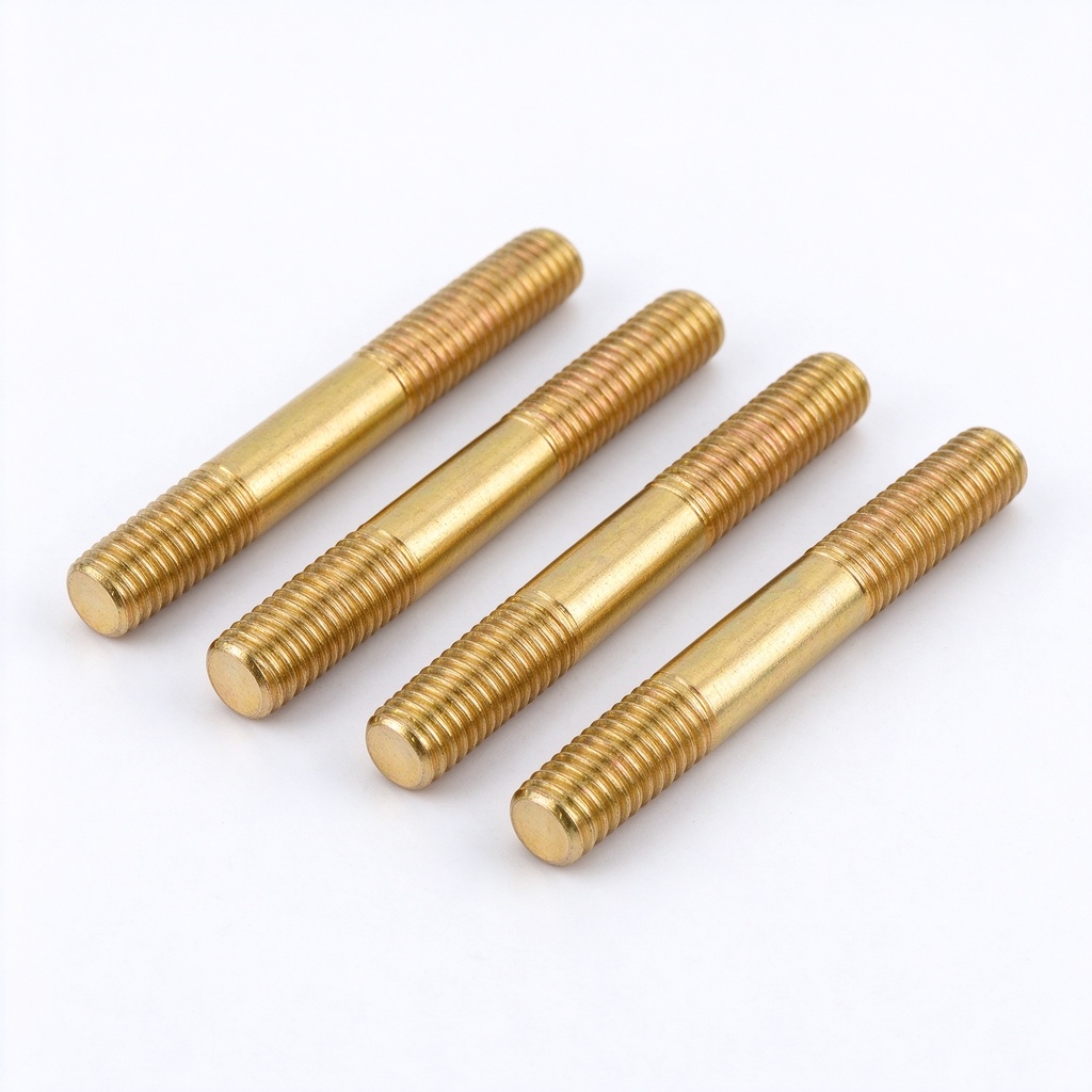 Reasonable Price Double End Studs Carbon Steel Dacromet GB/T900-1988 M2 M12 M48 Class4.8 Class5.8 Class10.9 M10*1.5 M20*2.5